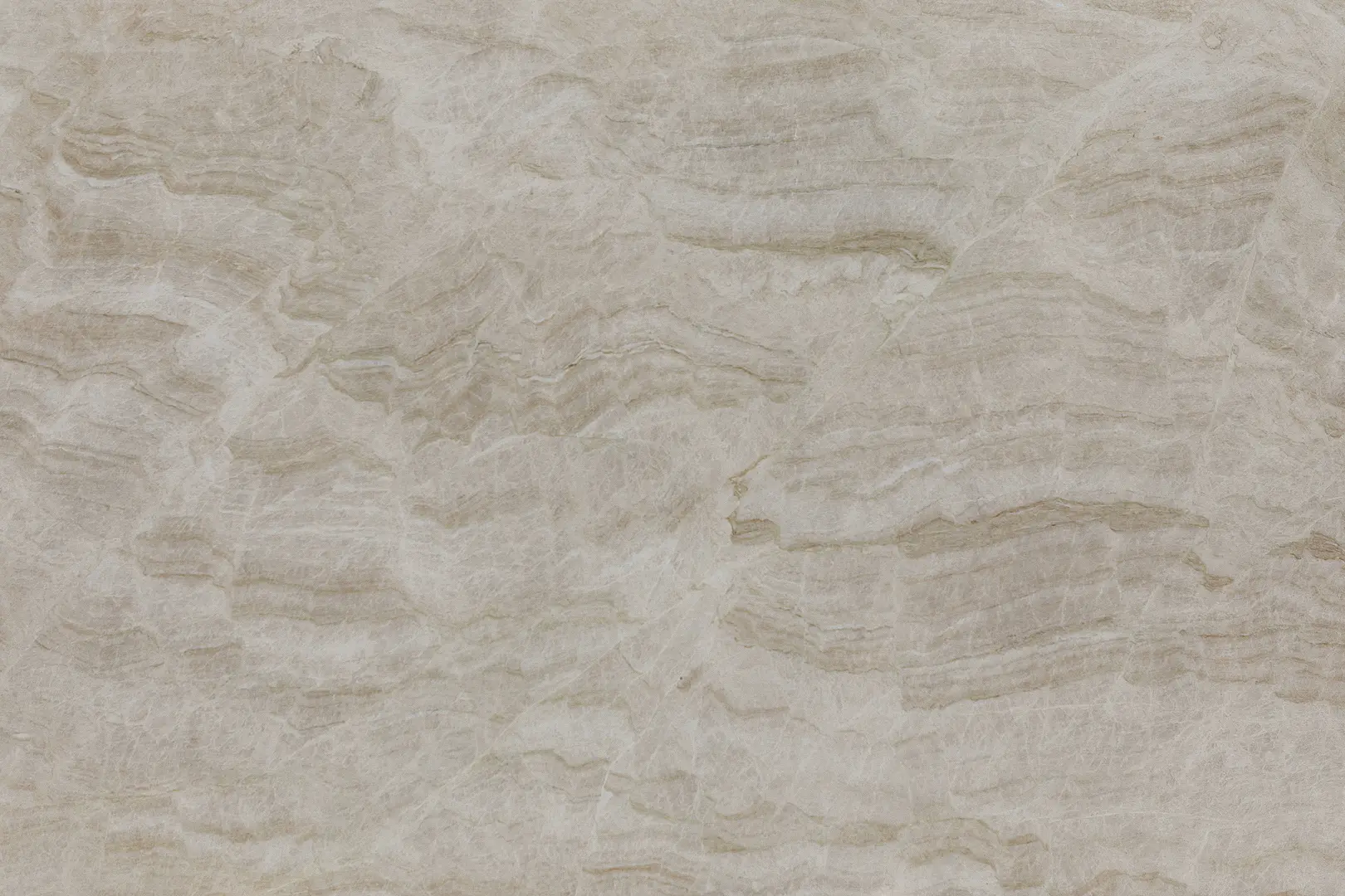Honed Taj Mahal slabs featuring a soft beige base with golden veining and a smooth matte finish. Elegant natural stone for modern interiors.