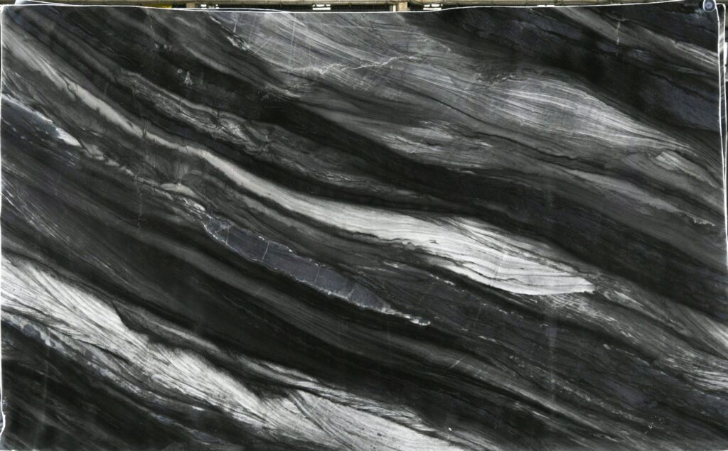 Black Raj Leathered leathered · 2cm natural stone slab — Granite Expo LV Las Vegas